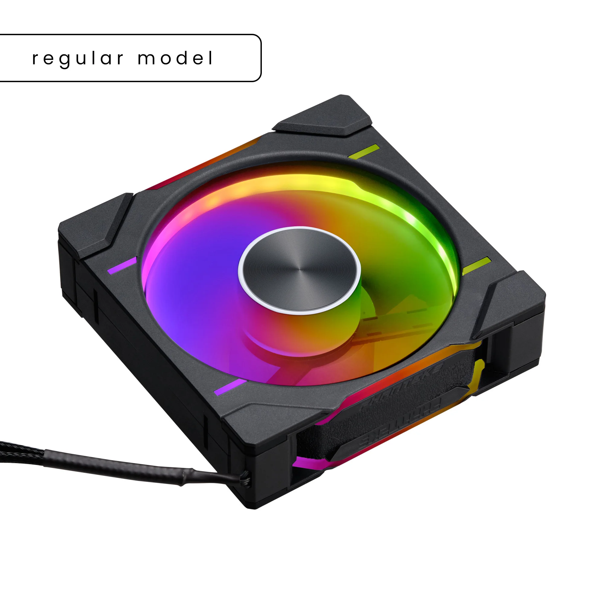 Phanteks D30 120 Fan, 30mm thick wind pressure type D-RGB building block fans. 120mm Computer case fan, water-cooling fan.