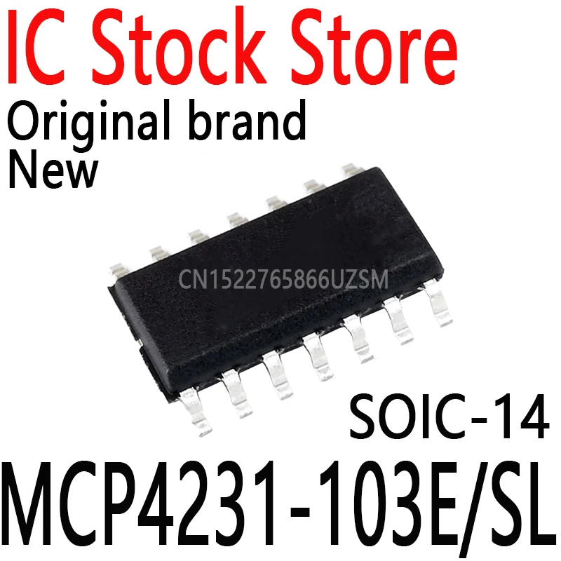 1PCS/LOTE New and Original Package SOIC-14 Genuine Analog-To-Digital Conversion Chip ADC IC Chip MCP4231-103E/SL