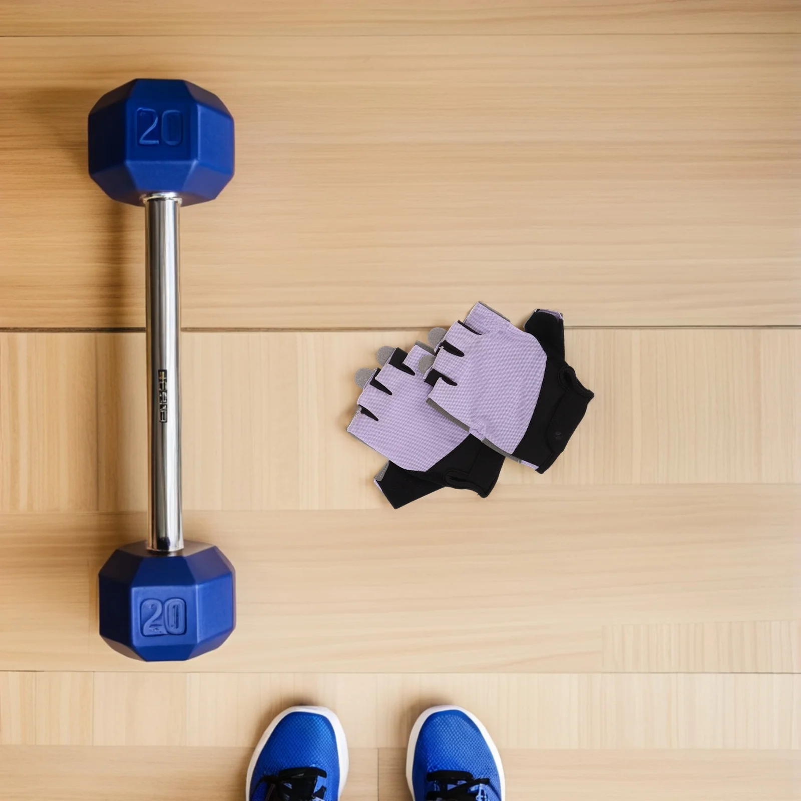 قفازات رياضية للياقة البدنية بدون أصابع قابلة للتنفس ومضادة للانزلاق للتدريب الرياضي لممارسة التمارين ورفع الأثقال #1