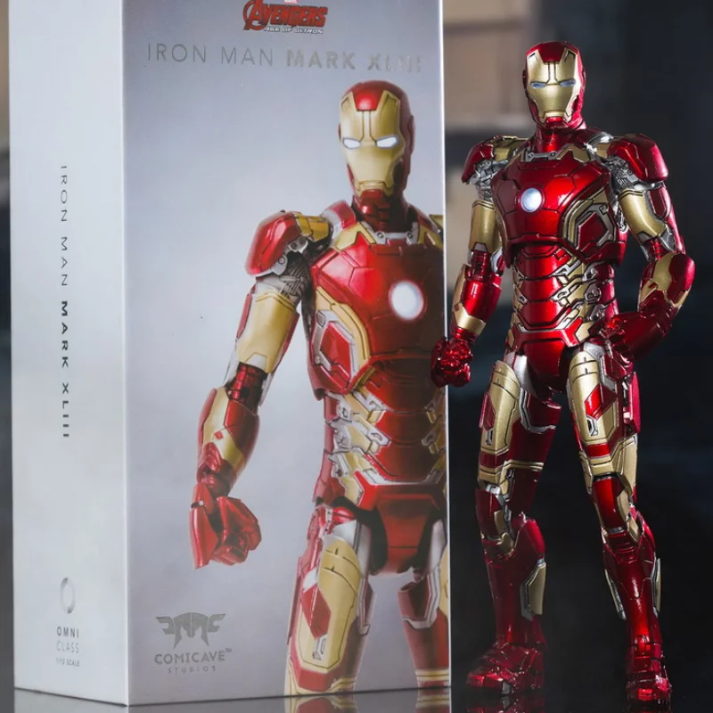 New Comicave Iron Man 1/12 Marvel Anime Figure Armor Mk43/42 Joint