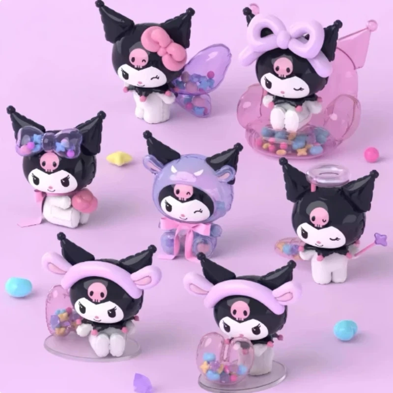 حقيقية سانريو كورومي بالون ماستر سلسلة أنيمي الشكل صندوق أعمى اللعب جميل سطح المكتب الديكور كورومي تمثال عيد الميلاد اللعب هدية #6