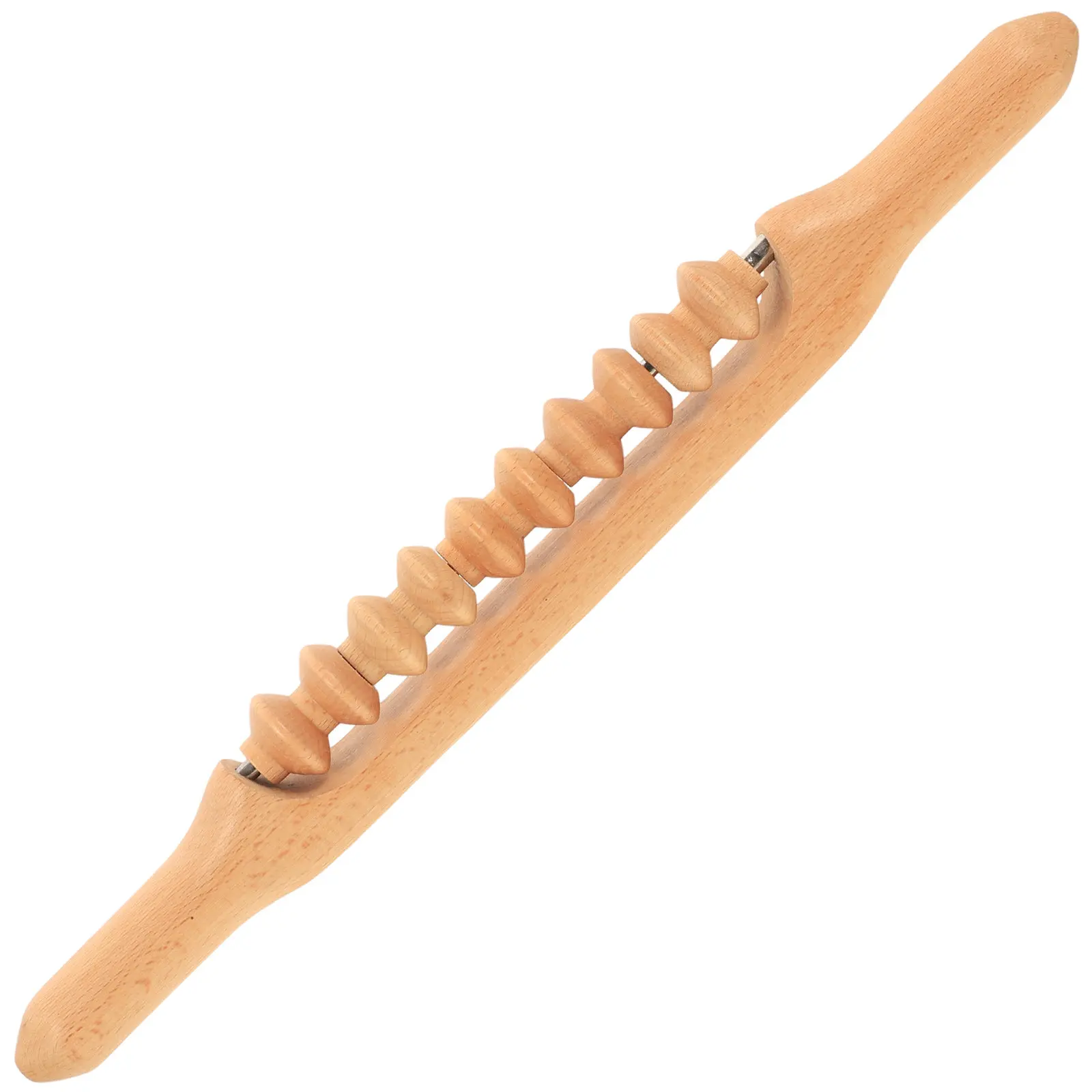 

Деревянный массажный ролик для всего тела, инструмент для расслабления мышц, домашний спа-набор, палочка для гуаша, деревянный массажер для тела