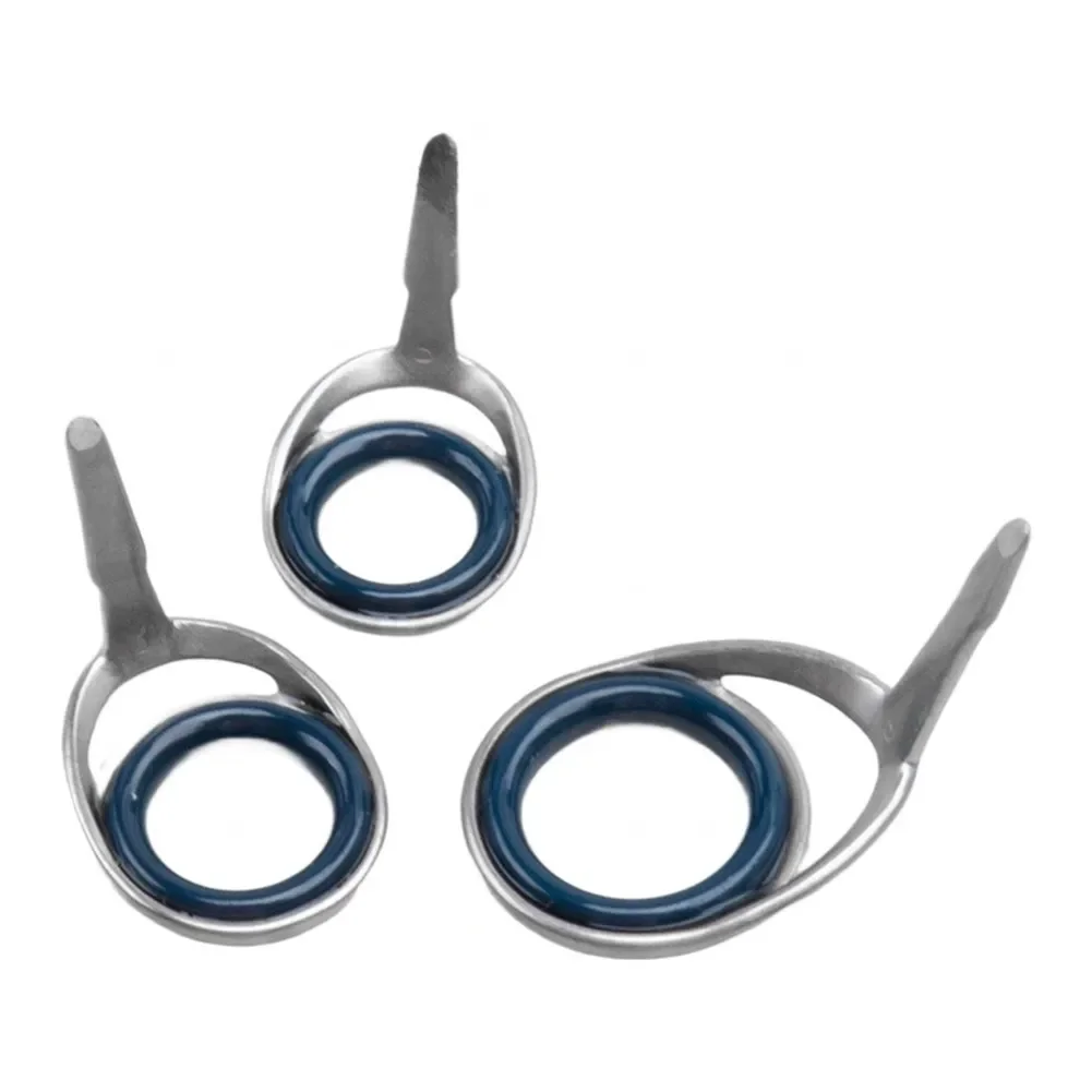 Rod Guide Set for Fuji For KT Applications Stainless Steel Body Porcelain Ring for Custom Rod Building Projects