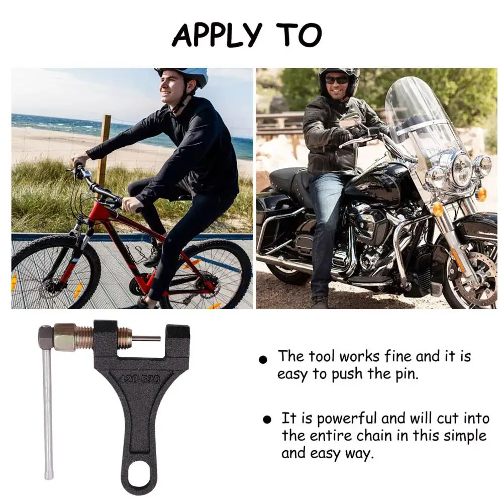 Bicycle Motorcycle Universal Chain Cutter Reinforced Tool 420-530 Outdoor Steel Repair Wrench Carbon Chain Portable Breaker H8C1 view 4