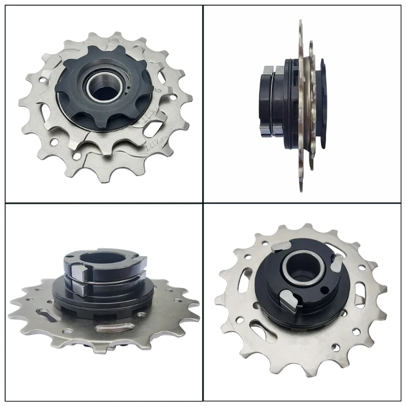 3Speed Mountain Bicycles Screw On Freewheels Conversion Chain 9-13-17T Cassette Sprocket Bicycles Freewheels Replacement