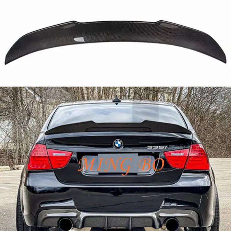 

FOR BMW 3 Series E90 4Door PSM Style Carbon fiber Rear Spoiler Trunk wing 2005-2012 FRP Forged carbon