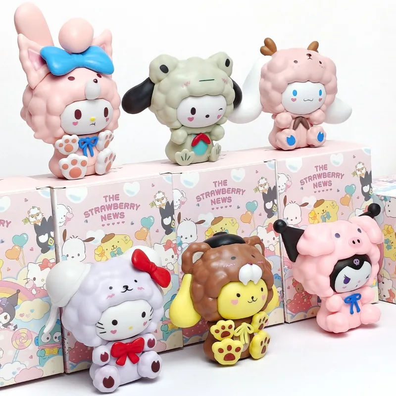 ميلودي كورومي سلسلة رأس الأغنام صندوق أعمى الشكل المد اللعب البيض الإعصار دمية لعبة زخرفة