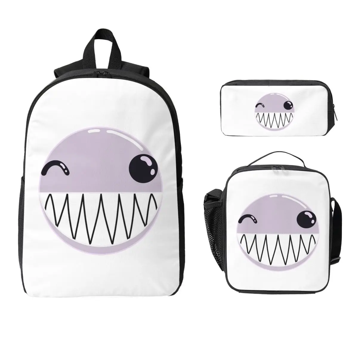 

Bubble (The Amazing Digital Circus) Backpack Student BookBag School Bag Laptop Shoulder Bags 3ps Insulated Lunch Bag Pencil Case