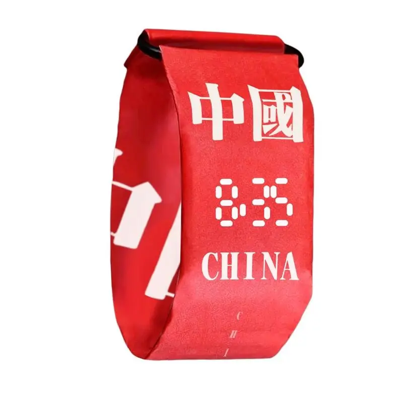 Women Waterproof Wristband Paper Watch LED Clock Watch Creative Digital Paper Strap Watches Sport Watch Wristwatch