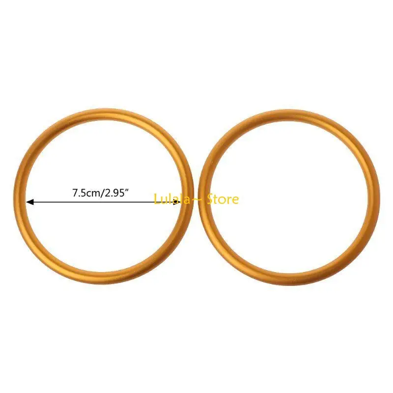 Y4QA 2Pcs/Set Baby Sling Rings Baby Carriers Aluminium Circle For Baby Carriers