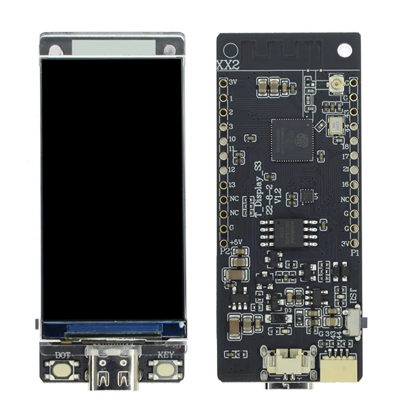 T-Display-S3 ESP32 S3 with 1.9 inch ST7789 LCD Display Development Board WIFI Bluetooth5.0 Wireless Module 170*320 Resolution