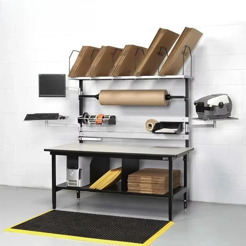 Warehouse foam packaging cutting machine workbench, for packaging workstation workbench, for gift woodworking workbench