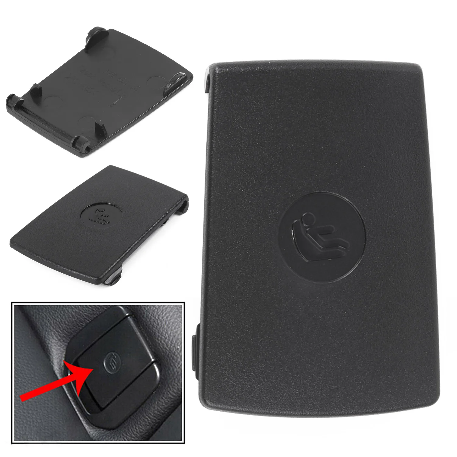 For BMW F31 F20 F21 F22 F80 M3 Car Rear Seat Child Seat Safety Anchor ISOFix Cover Flap Child Restraint 52207319686