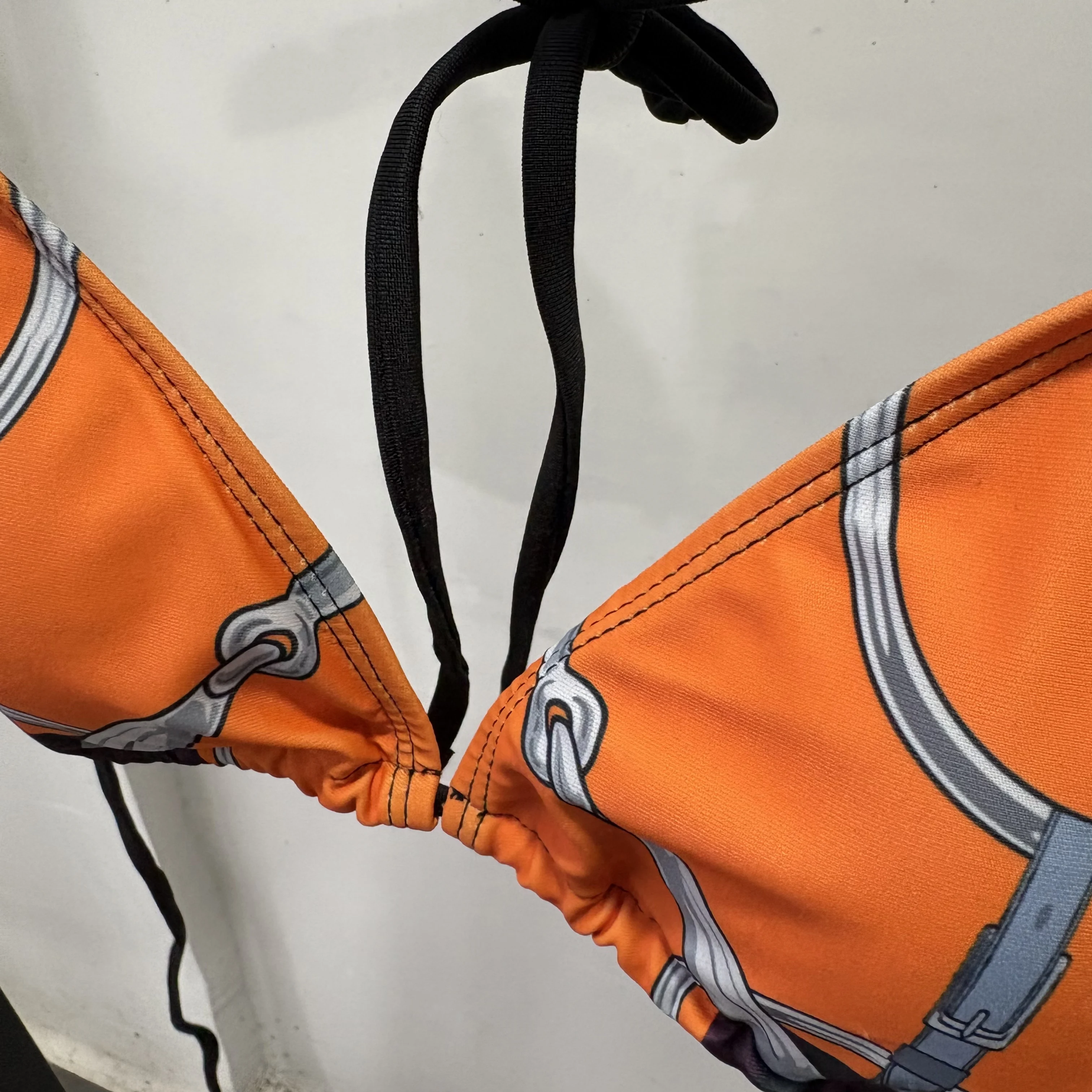 Luxus Marke Design Orange Sexy Bikini Zwei-stück Set Bademode Für Frauen Badeanzug Strand Damen Urlaub Tankini Kleidung