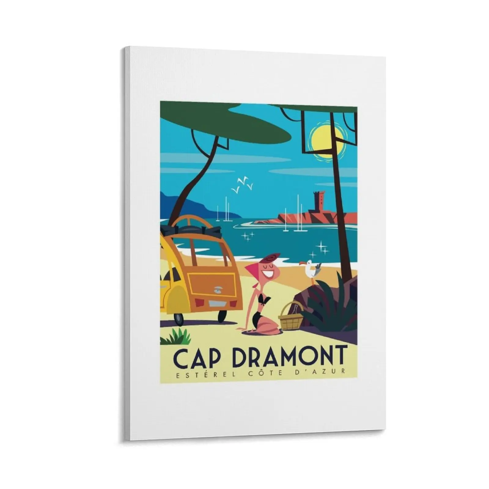 

Cap Dramont Canvas Painting living room decoration Paintings on the wall