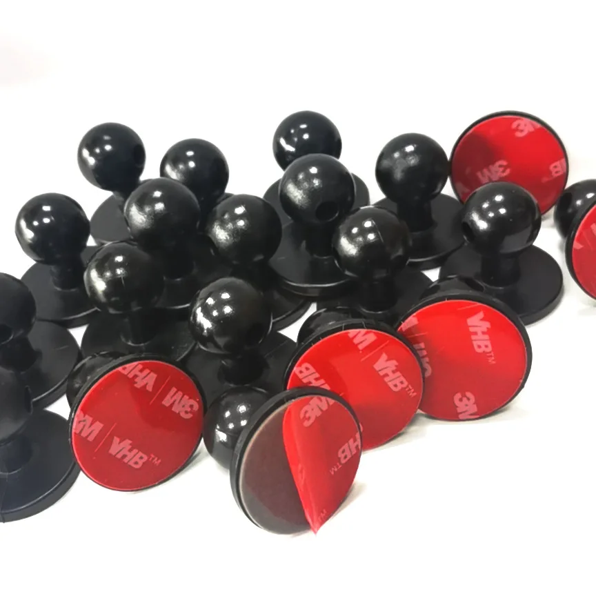 6Pcs Mini Glue Mobile Phone Bracket Base 17mm Ball Head adapter For Car Navigation GPS CellPhone Holder Car Accessories