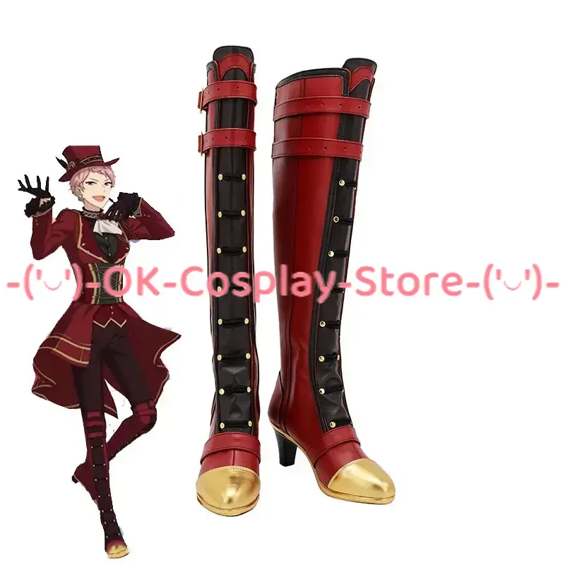 

Itsuki Shu Cosplay Shoes Game Ensemble Stars Valkyrie Cosplay Boots PU Leather Shoes Halloween Carnival Props Custom Made