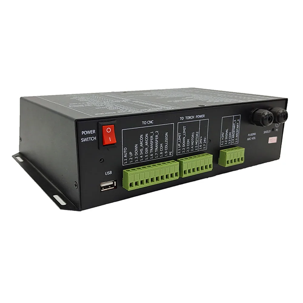 Controlador de altura de tensão de arco digital plasma f1621 24v45w controlador de altura da tocha de corte adequado para várias máquinas de corte