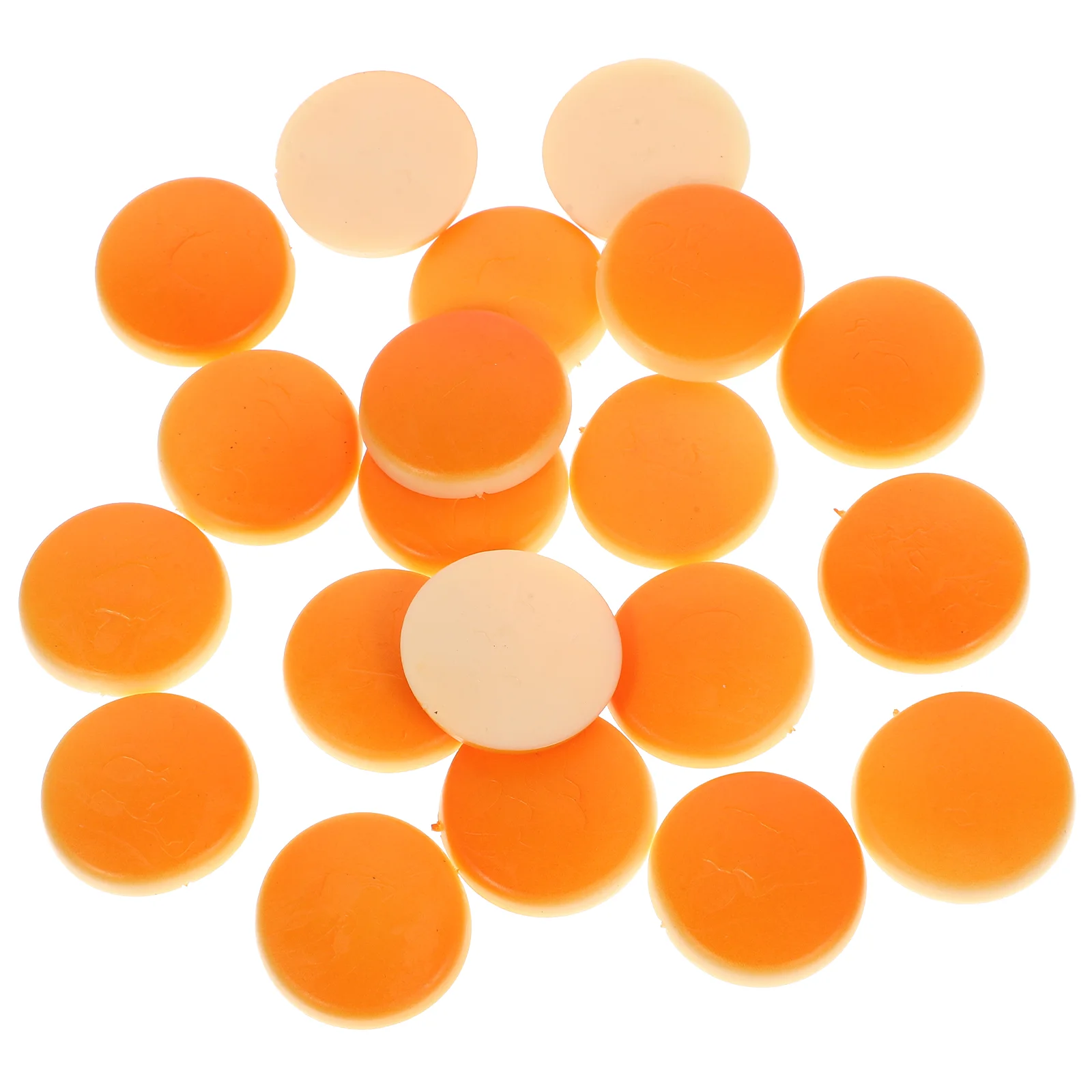 20 Pcs Other Simulated Food Simulation Cake Fake Frying Pan Pvc Bread Model Decoration