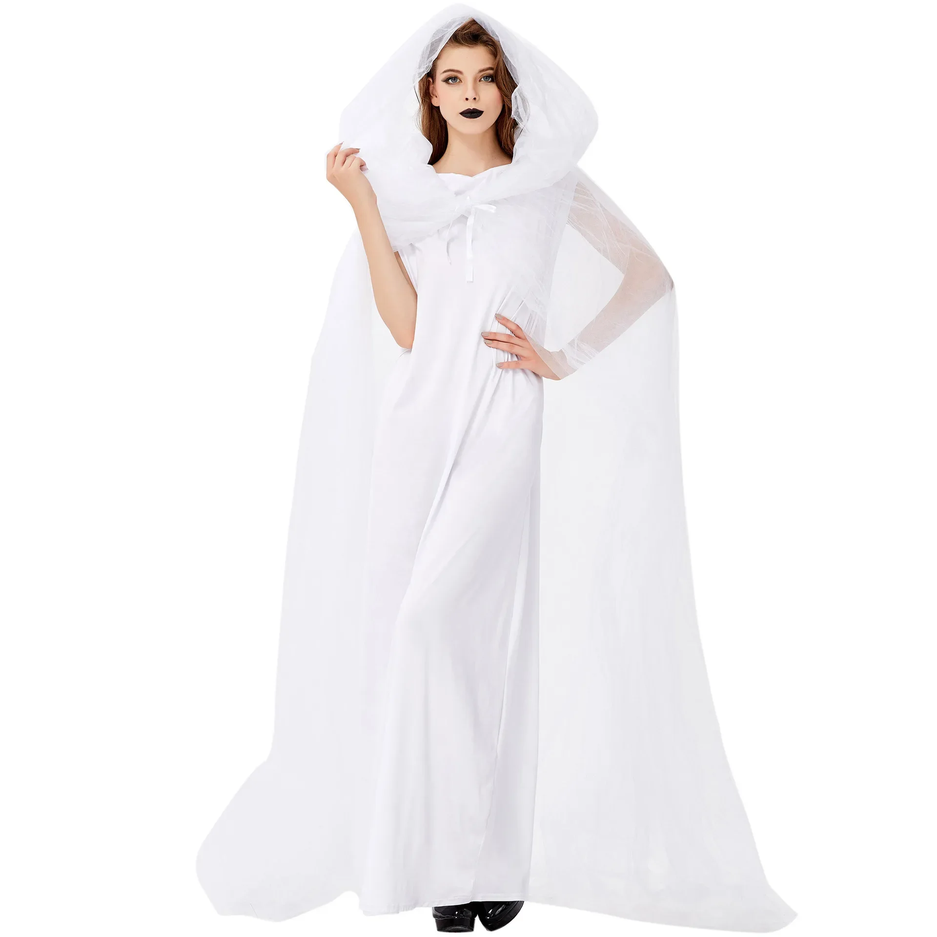 Fantasma feminino desempenho nupcial Traje, Halloween Cosplay