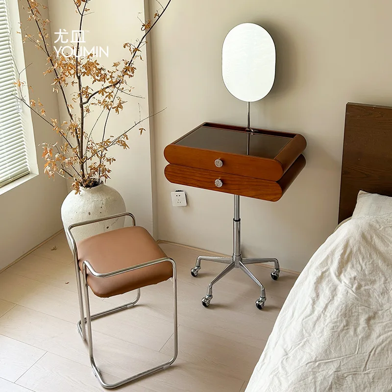 

Design cherry wood solid wood bedside table integrated with upgraded dressing table dressing table solid wood