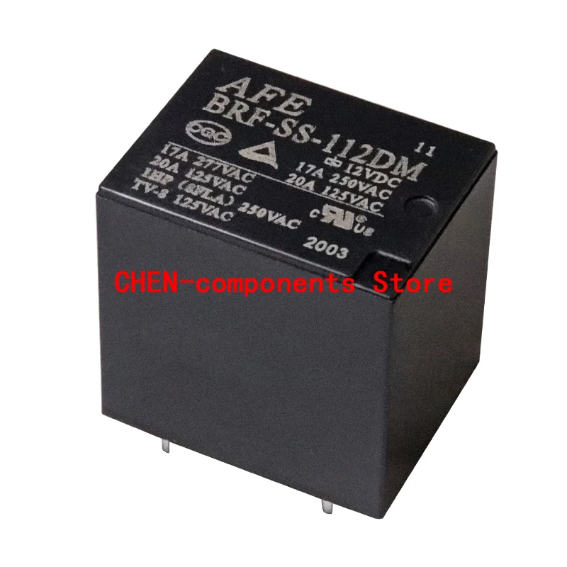 2PCS NEW AFE Relay BRF-SS-105DM BRF-SS-112DM BRF-SS-124DM Black 5VDC 12VDC 24VDC BRF Power Relay A group of normally open 4 pins