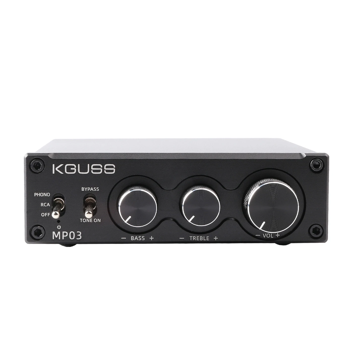 KGUSS MP03 HIFI 100W*2 high-power digital amplifier MM vinyl phono amplifier dual-use all-in-one machine