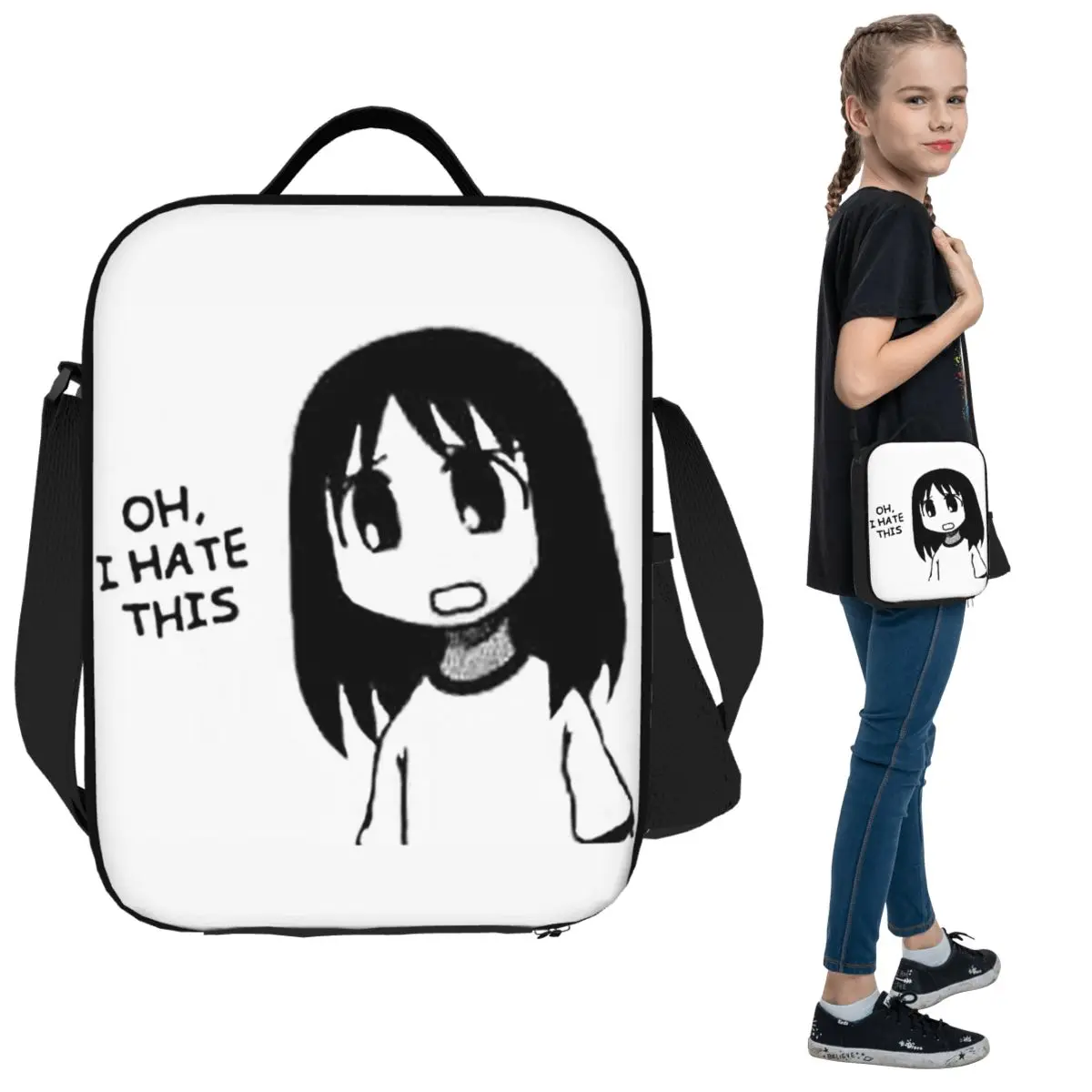 

OUTDATED - Check Profile Azumanga Daioh Osaka Ayumu Kasuga Lunch Bags Insulated Bento Box Waterproof Lunch Tote Picnic Bags Bag