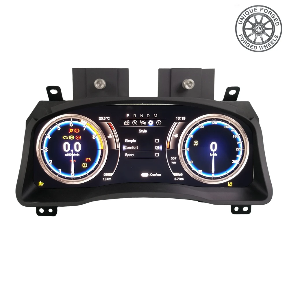 

12.3'' LCD Dashboard for Prado LCD Instrument Cluster Plug and Play LCD Odometer Virtual Digital Cluster Cockpit