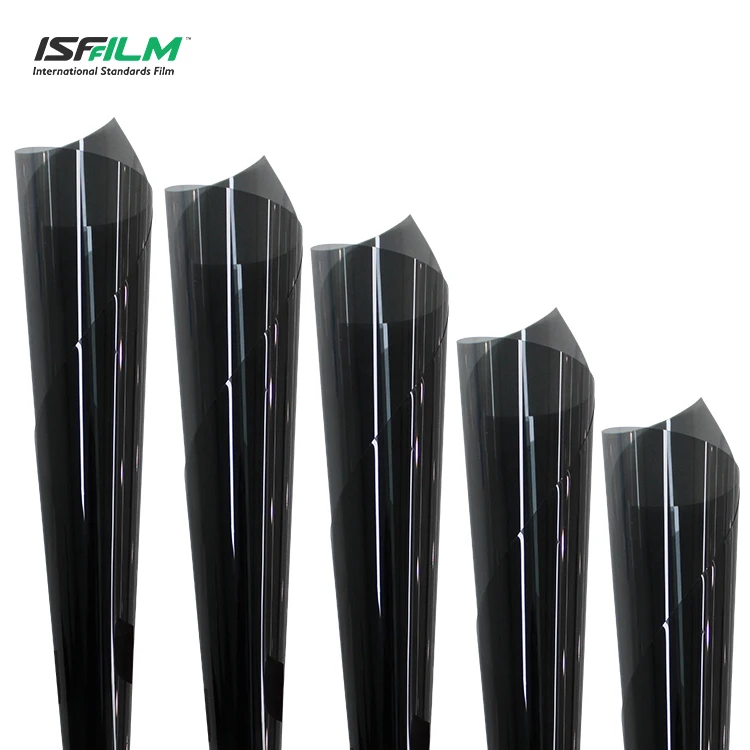 ISFFILM Hoge Warmte-isolatie Lage Reflectie IRR 95% Nano Carbon 1.52*30 m Tint Glas Film zelfklevende Solar Raam Tint Film