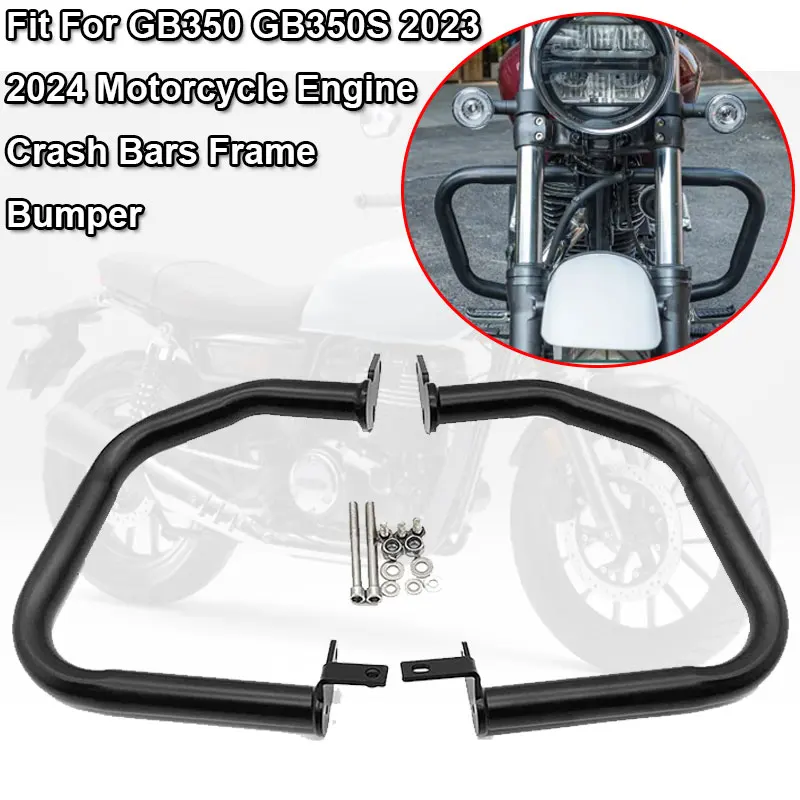 2024 GB 350 GB 350S Motorcycle Highway Engine Guard Crash Bar Frame Bumper Fit For HONDA GB350 GB350S 2023 Fairing Protector Bar