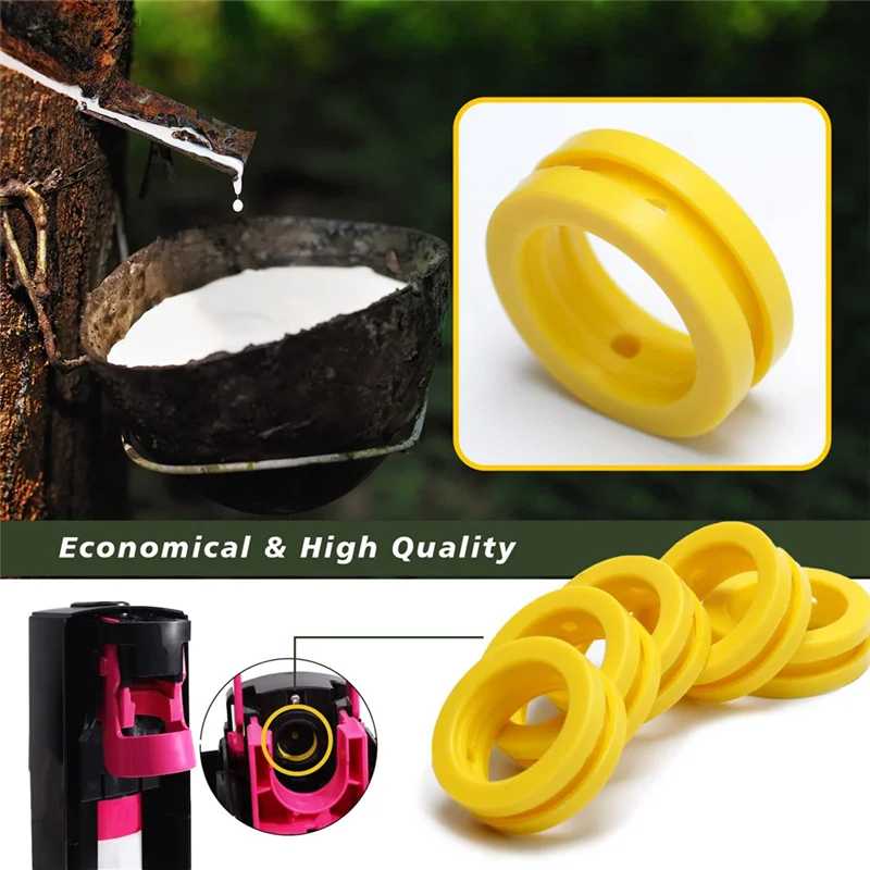 O-ring Guarnizioni per carbonatore per scambio cilindro Co2 per macchina per soda 5 pezzi, anello di guarnizioni per il nuovo produttore di soda e cilindro rosa