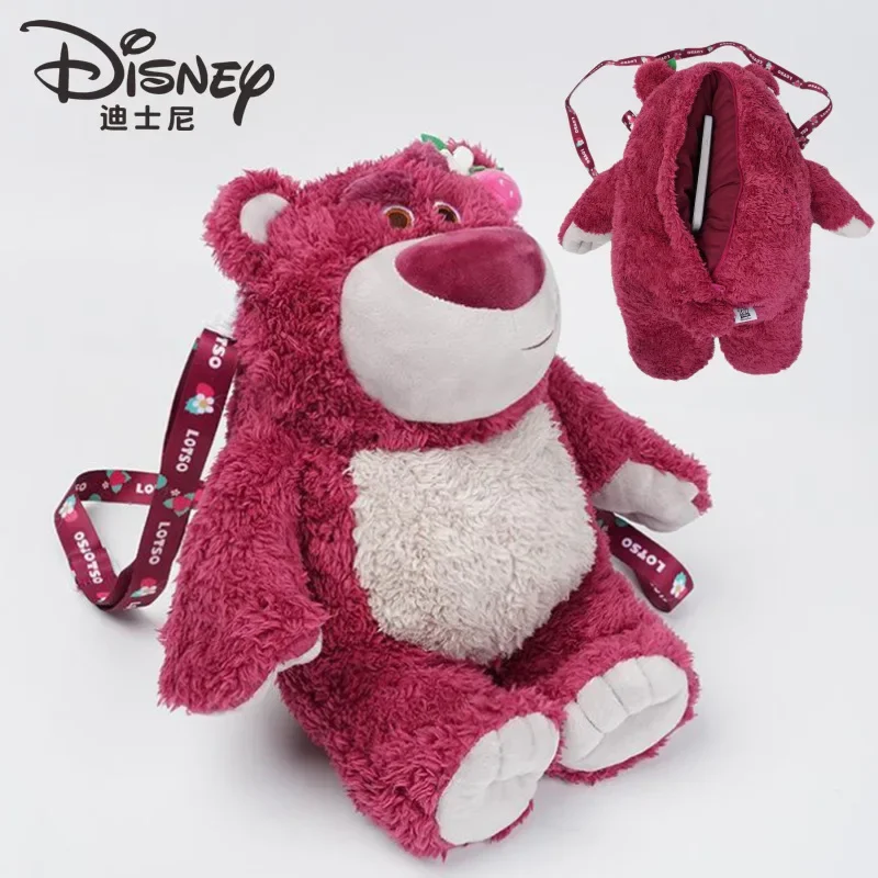 

Disney История игрушек, дневная клубника, медведь, рюкзак, плюшевая игрушка с ароматом, 25 см, 35 см