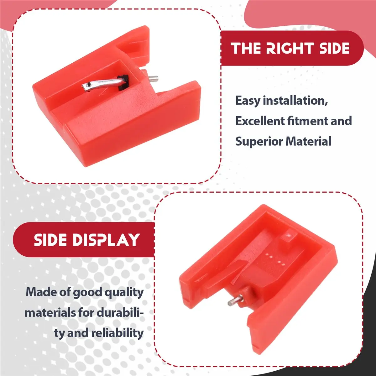 Sep. 턴테이블 스타일러스 니들 ST09D NP4 ICT04RS ITTUSB ICT04 LP 비닐 레코드 플레이어 그래모폰 액세서리
