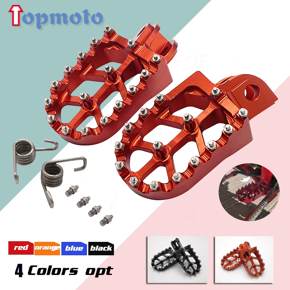 Motorcycle Foot Pegs FootRest Footpegs Rests Pedals For KTM SX SXF EXC EXCF XC XCF XCW XCFW 65 85 125 150 200 250 300 350 -1290