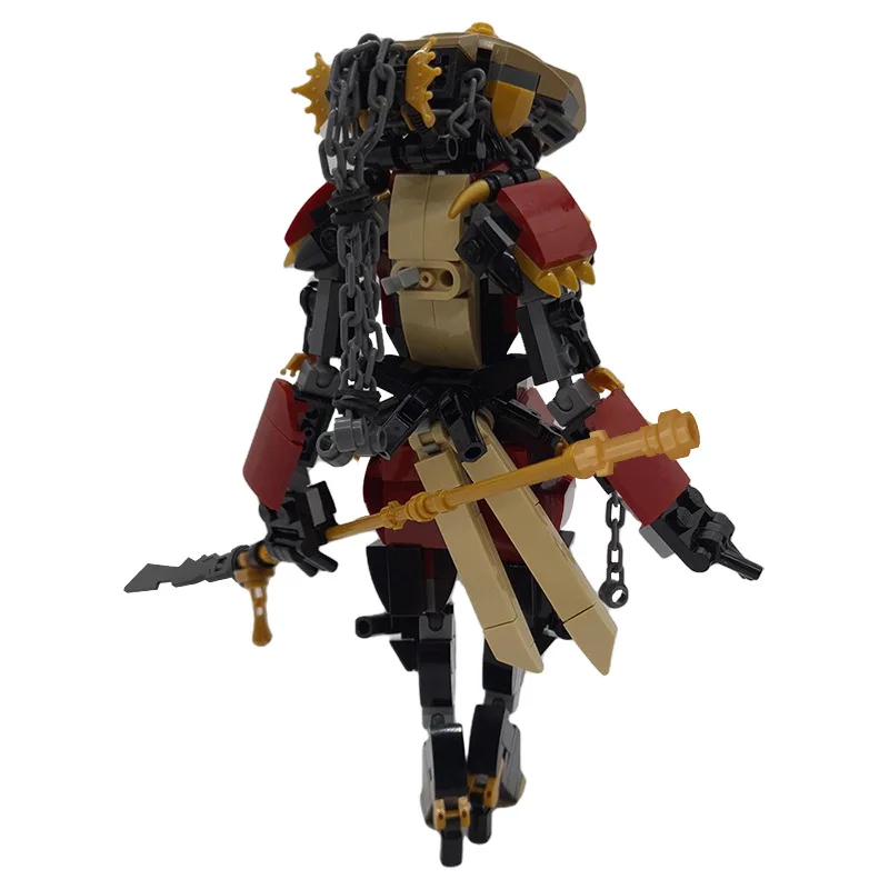 MOC Classic Mecha Warriors The Ronin Brickheadzs Building Block set Machinery Guoshi Warrior Model Toy Children Birthday Gift