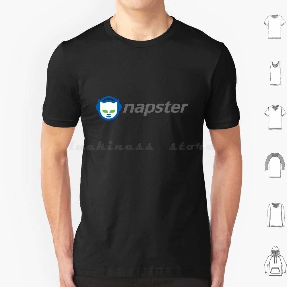 Napster T Shirt Cotton Men Women DIY Print Napster 2000s Oldschool Mp3 Music Download P2p Peertopeer Pirate Sharing