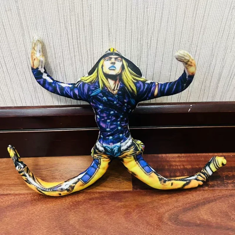 JoJo's Bizarre Adventure Plush Toy Anime Peripheral Abstract Model Narancia Ghirga Stuffed Doll Action Figure Model Fans Gift