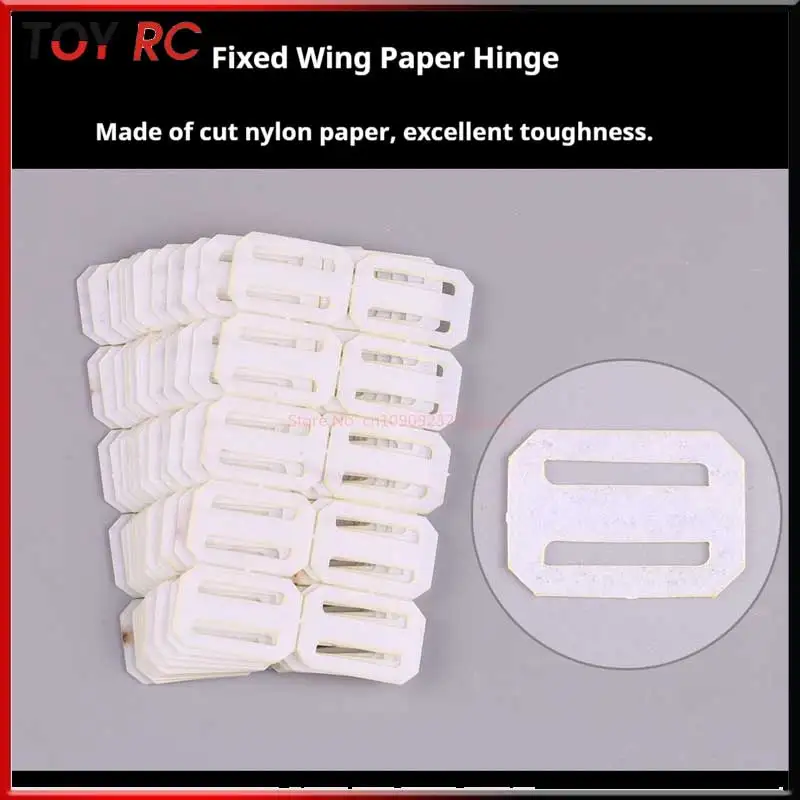 

10/20pc Paper Loose Leaf Fixed Wing Hinge 20 Piece Flat Paper Hinge Movable Leaf Fixed Wing Flat Movable Connection Aircraft