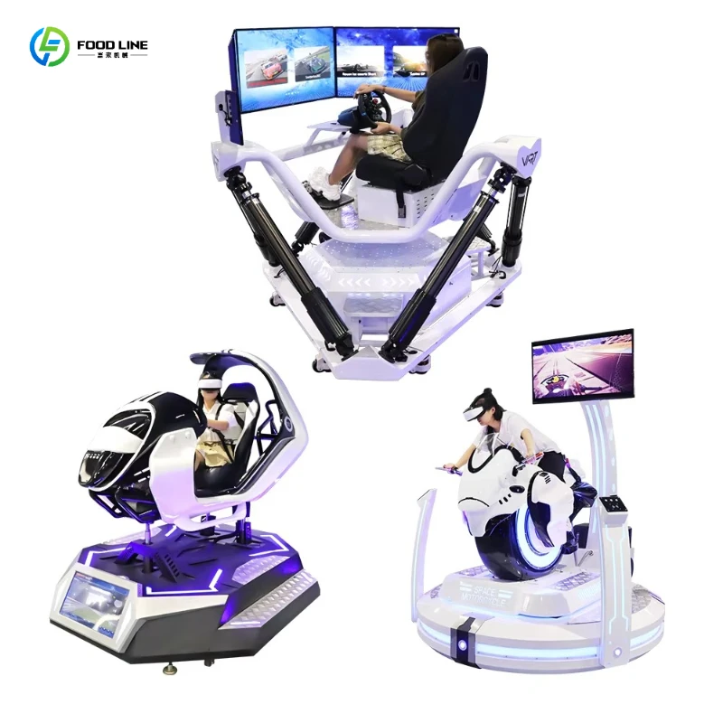 FL 2026 New VR Theme Parks Driving Simulator Realidad Virtual Reality Motorcycle MotorBike Vr Racing