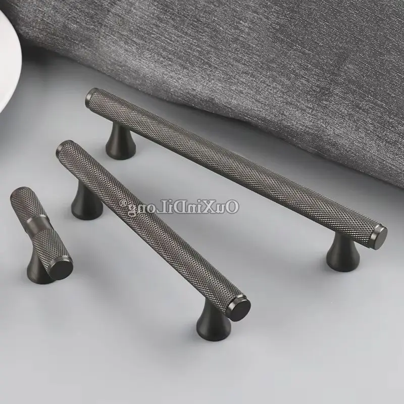 New Arrival 1PCS Solid Pure Brass T-Bar Furniture Handles Drawer Pulls Cupboard Wardrobe Kitchen Shoe TV Cabinet Pulls Knobs