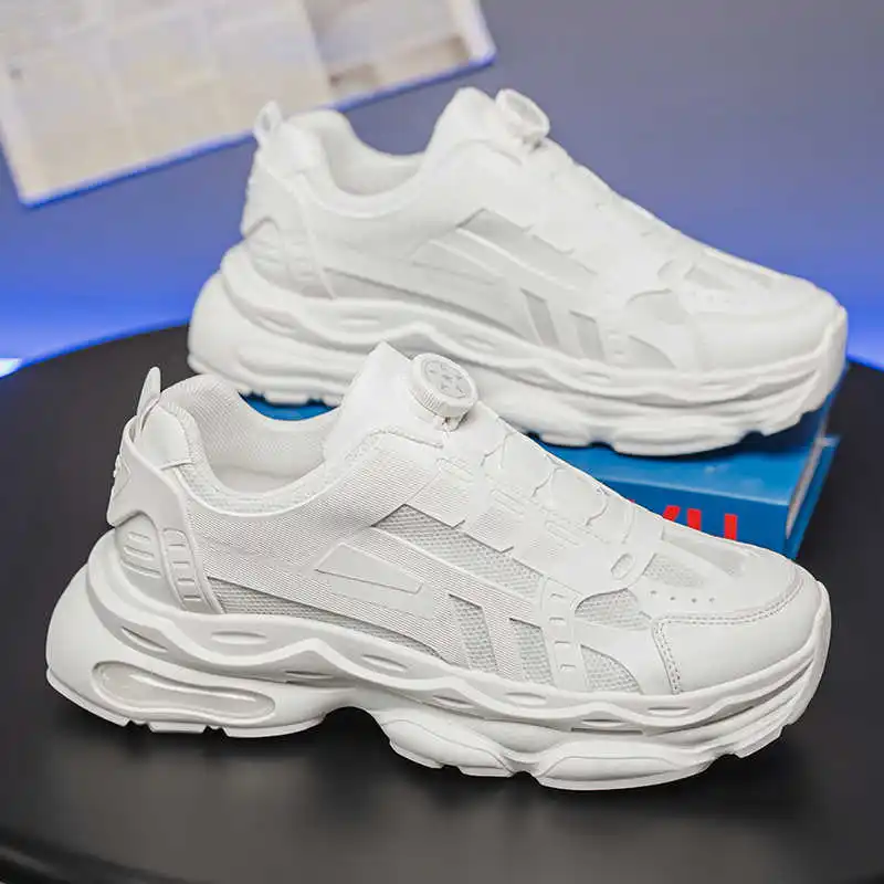 

Суперлегкие мужские кроссовки с круглым носком, дизайнерские баскетбольные кроссовки на плоской подошве в стиле ретро для мужчин, спортивная обувь в стиле ретро, высокая мода