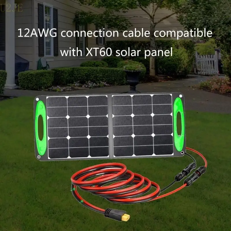 U2JE 12AWGソーラーコネクタへのXT60充電延長ケーブル車のバッテリーと発電機の使用
