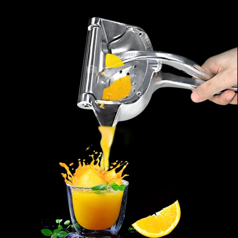 Stainless Steel Manual Juicer Hand Pressed Fruit Lemon Orange Juice Extractor Aluminum Alloy Milk Tea Catering Commercial Juicer