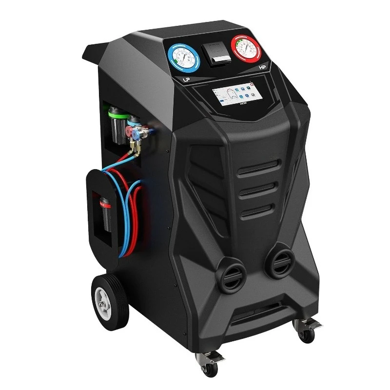 Heavy-duty bus air conditioner refrigerant recovery and filling machine, vacuum automatic replacement and maintenance