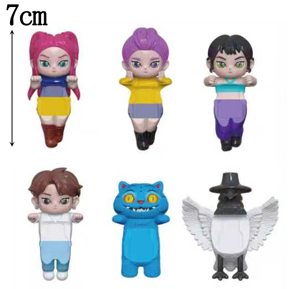 Nowa figurka Kpop Demon Hunters, postacie z kreskówki, myśliwcy Tygrys Rumi/Mira/Zoey, figurka akcji, model dekoracyjny na biurko z PVC, zabawka, prezent dla dzieci