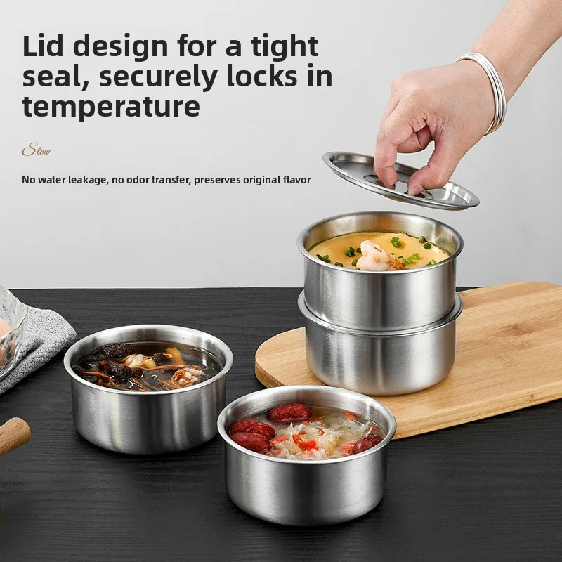 

Large Size Stainl Steel Bowl Thiened Deepened Soup Bowl Noodle Bowl Kitchen Mixing Bowl Egg Beating Dough Bowl round ape