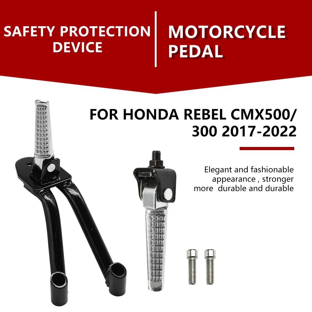 CMX 500/300 Motorcycle Pedal for Honda Rebel CMX500 CMX300 2017 2018 2019 2020 2021 2022 Rear Passenger FootRests Footpegs Rests