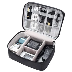 Portable Digital Storage Bag USB Line Charger Plug Waterproof Cable Organizer Pouch Travel Electronics Devices Accessories Pack