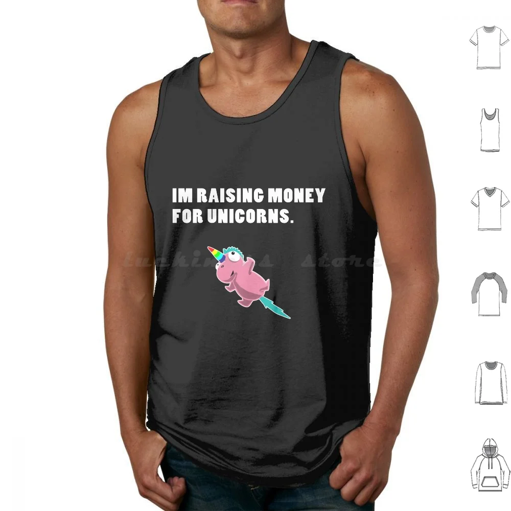 Unicorn Money Tank Tops Print Cotton Words Unicorn Fat Marker Bear Chub Chubby Pride Scruff Cub Otter Grindr Growlr